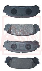 AKD-1409 КОЛОДКИ ТОРМОЗНЫЕ ДИСКОВЫЕ ЗАДНИЕ
