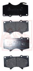 AKD-1482 КОЛОДКИ ТОРМОЗНЫЕ ДИСКОВЫЕ ПЕРЕДНИЕ