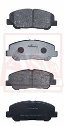 AKD-1527 КОЛОДКИ ТОРМОЗНЫЕ ДИСКОВЫЕ ПЕРЕДНИЕ