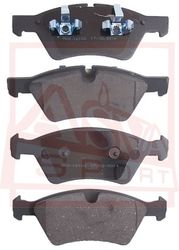 AKD-16102 КОЛОДКИ ТОРМОЗНЫЕ ДИСКОВЫЕ ПЕРЕДНИЕ