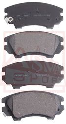 AKD-18101 КОЛОДКИ ТОРМОЗНЫЕ ДИСКОВЫЕ ПЕРЕДНИЕ