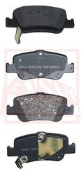 AKD-1835 КОЛОДКИ ТОРМОЗНЫЕ ДИСКОВЫЕ ЗАДНИЕ