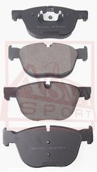 AKD-19101 КОЛОДКИ ТОРМОЗНЫЕ ДИСКОВЫЕ ПЕРЕДНИЕ