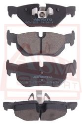 AKD-19203 КОЛОДКИ ТОРМОЗНЫЕ ДИСКОВЫЕ ЗАДНИЕ
