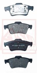 AKD-2220 КОЛОДКИ ТОРМОЗНЫЕ ДИСКОВЫЕ ЗАДНИЕ