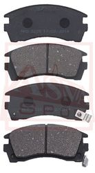 AKD-2225 КОЛОДКИ ТОРМОЗНЫЕ ДИСКОВЫЕ ПЕРЕДНИЕ