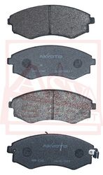 AKD-2245 КОЛОДКИ ТОРМОЗНЫЕ ДИСКОВЫЕ ПЕРЕДНИЕ