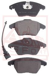 AKD-23105 КОЛОДКИ ТОРМОЗНЫЕ ДИСКОВЫЕ ПЕРЕДНИЕ