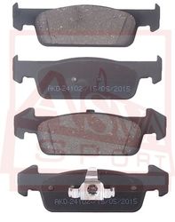 AKD-24102 КОЛОДКИ ТОРМОЗНЫЕ ДИСКОВЫЕ ПЕРЕДНИЕ