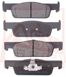 AKD-24103 КОЛОДКИ ТОРМОЗНЫЕ ДИСКОВЫЕ ЗАДНИЕ