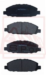 AKD-2475 КОЛОДКИ ТОРМОЗНЫЕ ДИСКОВЫЕ ПЕРЕДНИЕ