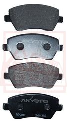 AKD-2800 КОЛОДКИ ТОРМОЗНЫЕ ДИСКОВЫЕ ПЕРЕДНИЕ