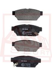 AKD-3314 КОЛОДКИ ТОРМОЗНЫЕ ДИСКОВЫЕ ЗАДНИЕ