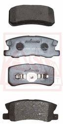 AKD-3450 КОЛОДКИ ТОРМОЗНЫЕ ДИСКОВЫЕ ЗАДНИЕ