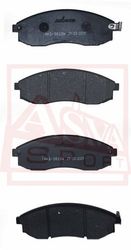 AKD-3810 КОЛОДКИ ТОРМОЗНЫЕ ДИСКОВЫЕ ПЕРЕДНИЕ