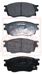 AKD-5483 КОЛОДКИ ТОРМОЗНЫЕ ДИСКОВЫЕ ПЕРЕДНИЕ