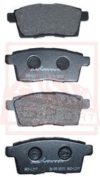 AKD-5814 КОЛОДКИ ТОРМОЗНЫЕ ДИСКОВЫЕ ЗАДНИЕ