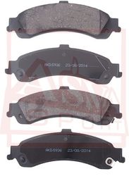 AKD-5936 КОЛОДКИ ТОРМОЗНЫЕ ДИСКОВЫЕ ЗАДНИЕ