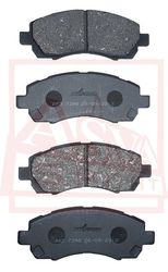 AKD-7398 КОЛОДКИ ТОРМОЗНЫЕ ДИСКОВЫЕ ПЕРЕДНИЕ