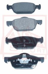 AKD-8011 КОЛОДКИ ТОРМОЗНЫЕ ДИСКОВЫЕ ПЕРЕДНИЕ