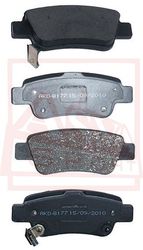 AKD-8177 КОЛОДКИ ТОРМОЗНЫЕ ДИСКОВЫЕ ЗАДНИЕ