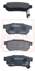 AKD-8206 КОЛОДКИ ТОРМОЗНЫЕ ДИСКОВЫЕ ЗАДНИЕ