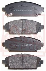 AKD-8526 КОЛОДКИ ТОРМОЗНЫЕ ДИСКОВЫЕ ПЕРЕДНИЕ