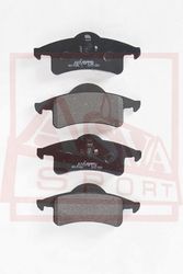 AKD-970AB КОЛОДКИ ТОРМОЗНЫЕ ДИСКОВЫЕ ЗАДНИЕ