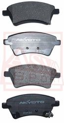 AKD-9803 КОЛОДКИ ТОРМОЗНЫЕ ДИСКОВЫЕ ПЕРЕДНИЕ