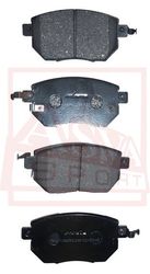 AKD-CA093 КОЛОДКИ ТОРМОЗНЫЕ ДИСКОВЫЕ ПЕРЕДНИЕ