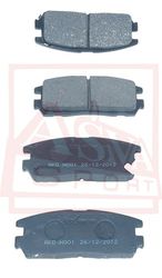 AKD-H001 КОЛОДКИ ТОРМОЗНЫЕ ДИСКОВЫЕ ЗАДНИЕ