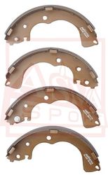 AKS-05201 КОЛОДКИ ТОРМОЗНЫЕ БАРАБАННЫЕ ЗАДНИЕ