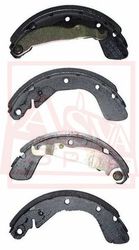 AKS-0533 КОЛОДКИ ТОРМОЗНЫЕ БАРАБАННЫЕ ЗАДНИЕ