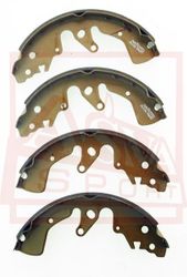 AKS-07202 КОЛОДКИ ТОРМОЗНЫЕ БАРАБАННЫЕ ЗАДНИЕ