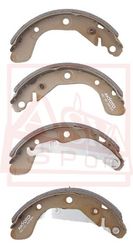 AKS-11201 КОЛОДКИ ТОРМОЗНЫЕ БАРАБАННЫЕ ЗАДНИЕ