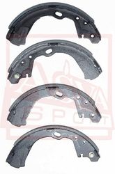 AKS-1193 КОЛОДКИ ТОРМОЗНЫЕ БАРАБАННЫЕ ЗАДНИЕ