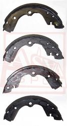 AKS-1198 КОЛОДКИ ТОРМОЗНЫЕ БАРАБАННЫЕ ЗАДНИЕ