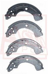AKS-2008 КОЛОДКИ ТОРМОЗНЫЕ БАРАБАННЫЕ ЗАДНИЕ