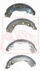 AKS-2010 КОЛОДКИ ТОРМОЗНЫЕ БАРАБАННЫЕ ЗАДНИЕ