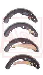 AKS-23204 КОЛОДКИ ТОРМОЗНЫЕ БАРАБАННЫЕ ЗАДНИЕ