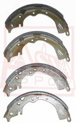 AKS-2335 КОЛОДКИ ТОРМОЗНЫЕ БАРАБАННЫЕ ЗАДНИЕ