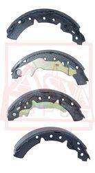 AKS-2354 КОЛОДКИ ТОРМОЗНЫЕ БАРАБАННЫЕ ЗАДНИЕ