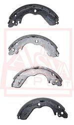 AKS-6712 КОЛОДКИ ТОРМОЗНЫЕ БАРАБАННЫЕ ЗАДНИЕ