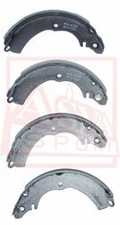 AKS-6729 КОЛОДКИ ТОРМОЗНЫЕ БАРАБАННЫЕ ЗАДНИЕ