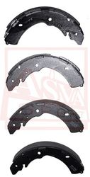 AKS-6741 КОЛОДКИ ТОРМОЗНЫЕ БАРАБАННЫЕ ЗАДНИЕ