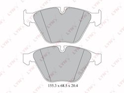 BD1415 Колодки тормозные дисковые | перед |