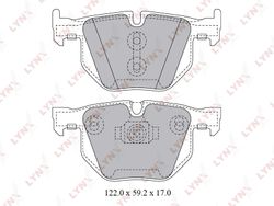 BD1428 Колодки тормозные дисковые | зад |