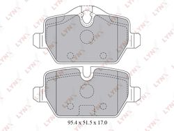 BD1430 Колодки тормозные дисковые | зад |