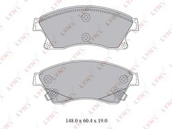 BD1810 Колодки тормозные дисковые | перед |