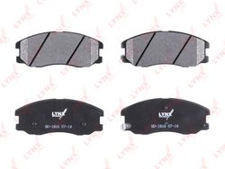 BD1816 Колодки тормозные дисковые | перед |